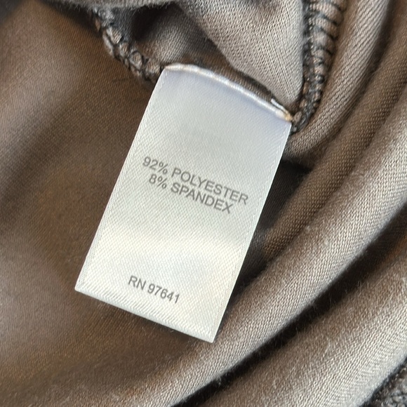 Pure Jill dark gray velour feel oversized  long sleeve top size S - Picture 9 of 9